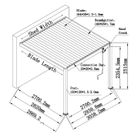 pergola-addossata-304x287xh250cm-bianco-ral-9016