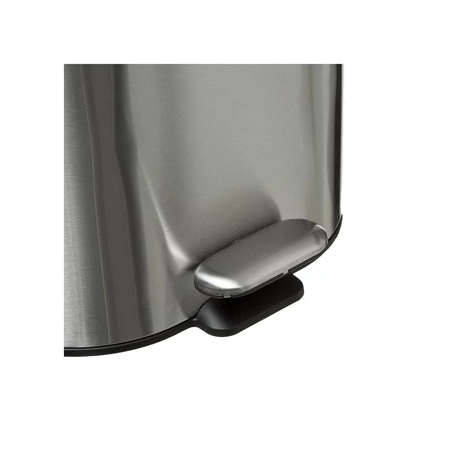pattumiera-siliflex-pedale-6l-acciaio-23x22xh30cm