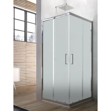 BOX DOCCIA ANGOLARE MOOD 70X70XH185CM CRISTALLO ST