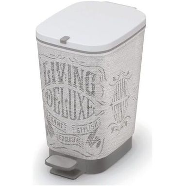 PATTUMIERA A PEDALE CHIC S 10L 18X27XH30CM LIVING