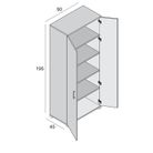 elemento-compos-2-ante-90x45xh195cm-bianco