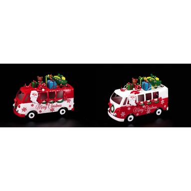 BUS DECORATIVO 32X14XH22CM IN METALLO.