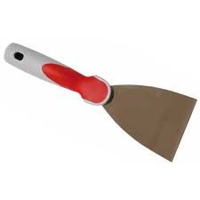 SPATOLA STUCCO 60MM INOX CON MANICO GOMMA