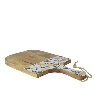 TAGLIERE DECORATIVO 35X24CM LIMONI IN MANGO.