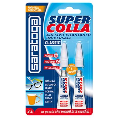 SET 2 COLLE ISTANTANEE SUPERCOLLA CLASSIC 3 + 3 G.