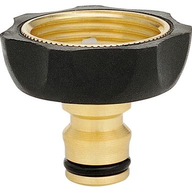 PRESA IN OTTONE E GOMMA 1" RUBINETTI FILETTATI
