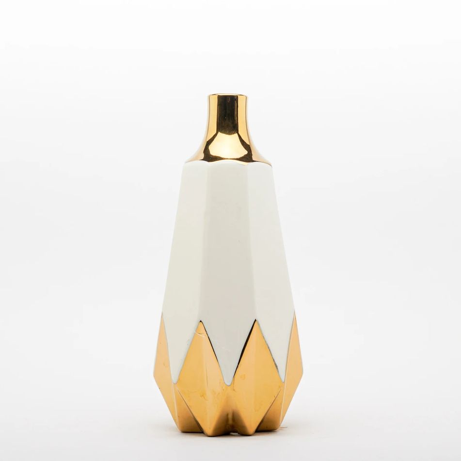vaso-design-bianco-slash-oro-rombi-11xh25cm
