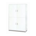 mobile-4-ante-kit-108x41xh161cm-struttura-bianco-fiammato-frontale-bianco-fiammato