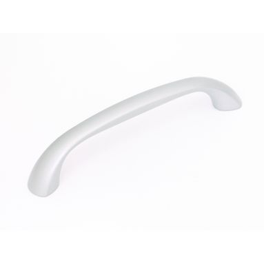 MANIGLIA MODERNA IN METALLO ARGENTO 96MM TIPO A