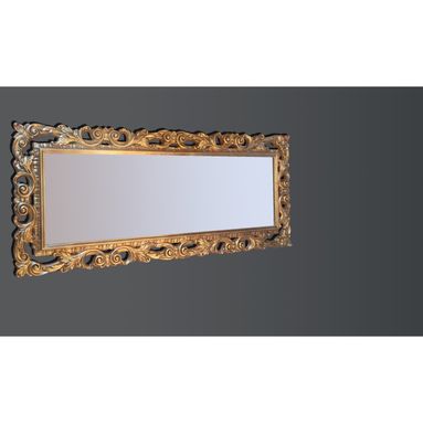 SPECCHIERA BAROCCO COLORE BIANCO CM 180,5X4,5X75H