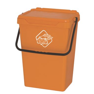 PATTUMIERA 40L GIALLA 40X31XH51CM CON COPERCHIO E