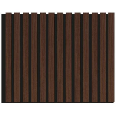 PANNELLO DECORATIVO FONOASSORBENTE EUROACUSTIC FLEX 9MM NOCE SCURO 60X275CM PER INTERNO