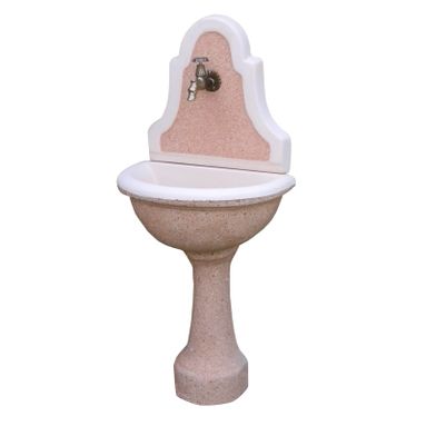 LAVELLO RENO 53.5X40XH119CM ROSA IN PIETRA