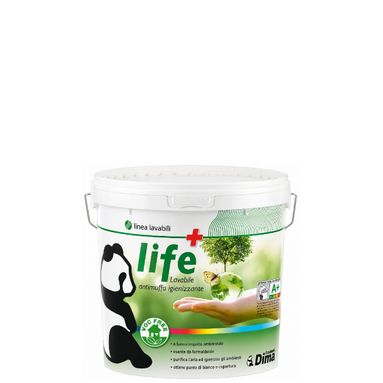 IDROPITTURA LAVABILE ANTIMUFFA LIFE 4L BIANCA