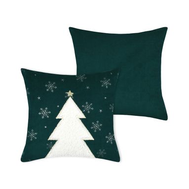 CUSCINO NATALIZIO HAROLD 45X45CM VERDE