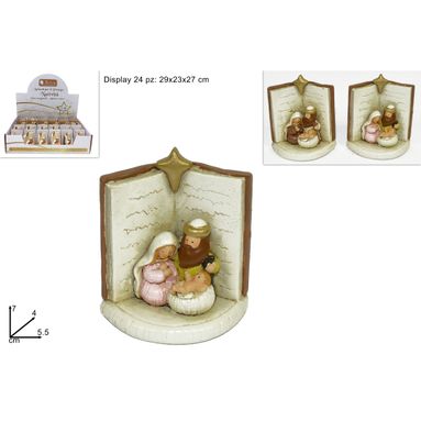 NATIVITA LIBRO 7CM 2ASS.