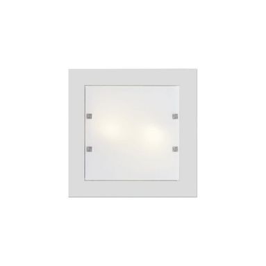PLAFONIERA BROOK E27 50X50XH6CM NERA