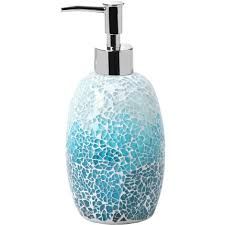 SUMMER DISPENSER IN VETRO BLU