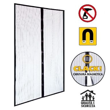 ZANZARIERA MAGNETICA ECCO MAGNET 140XH240CM BIANC.