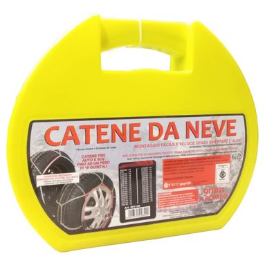 CATENE DA NEVE 9MM GR.90 CON VALIGETTA GIALLA