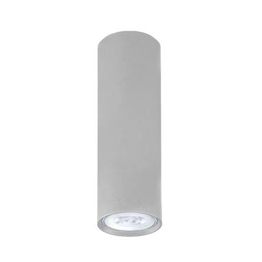 PLAFONIERA ROND GU10 D.6XH30CM BIANCA IN METALLO