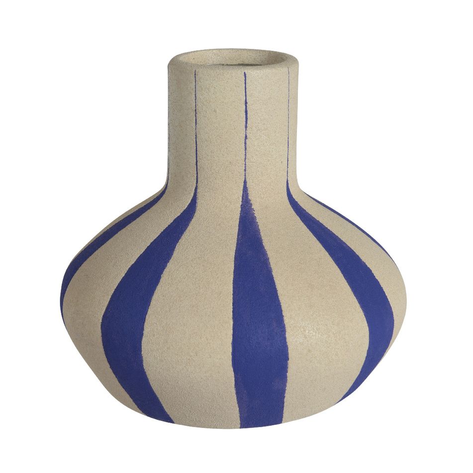 vaso-stripe-d-dot-16xh16cm-blu-slash-bianco-sporco