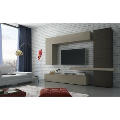 PARETE ATTREZZATA ZANTE 300X50XH220CM COLORE CONGO