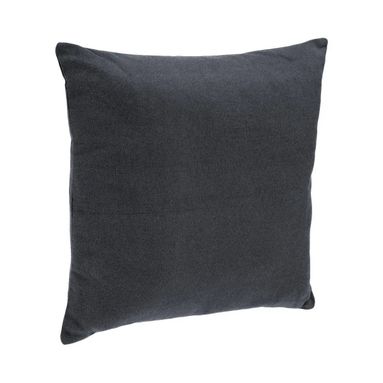 CUSCINO 38X38CM GRIGIO SCURO SFODERABILE IN COTONE
