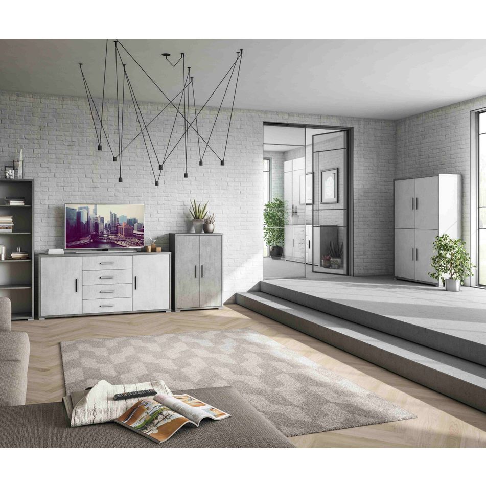 mobile-4-ante-kit-108x41xh161cm-struttura-cemento-frontale-ossido-bianco