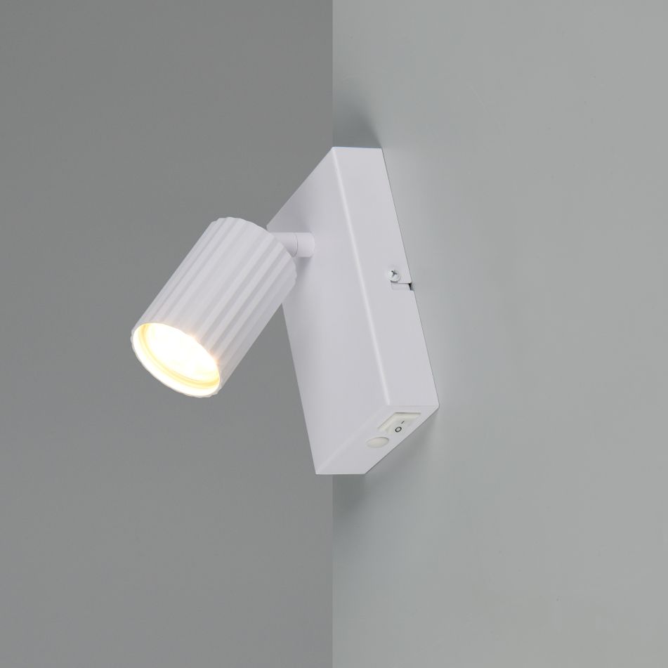 spot-gu10-soka-15cm-bianco-rigato