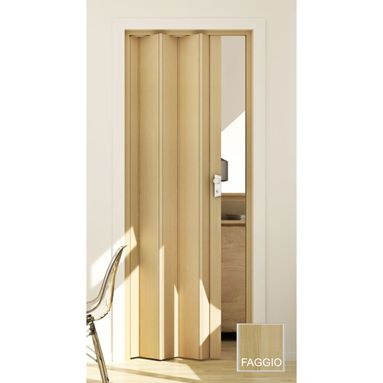 PORTA A SOFFIETTO MAYA 83XH214CM LEGNO FAGGIO 3D C