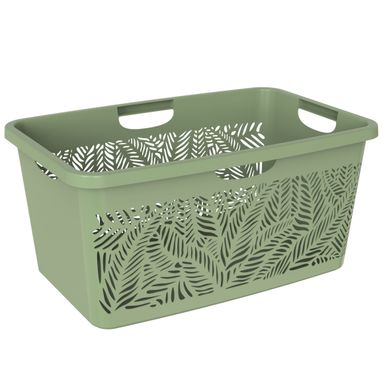 CESTA BASKET JUNGLE 47L 59X39XH28CM VERDE.