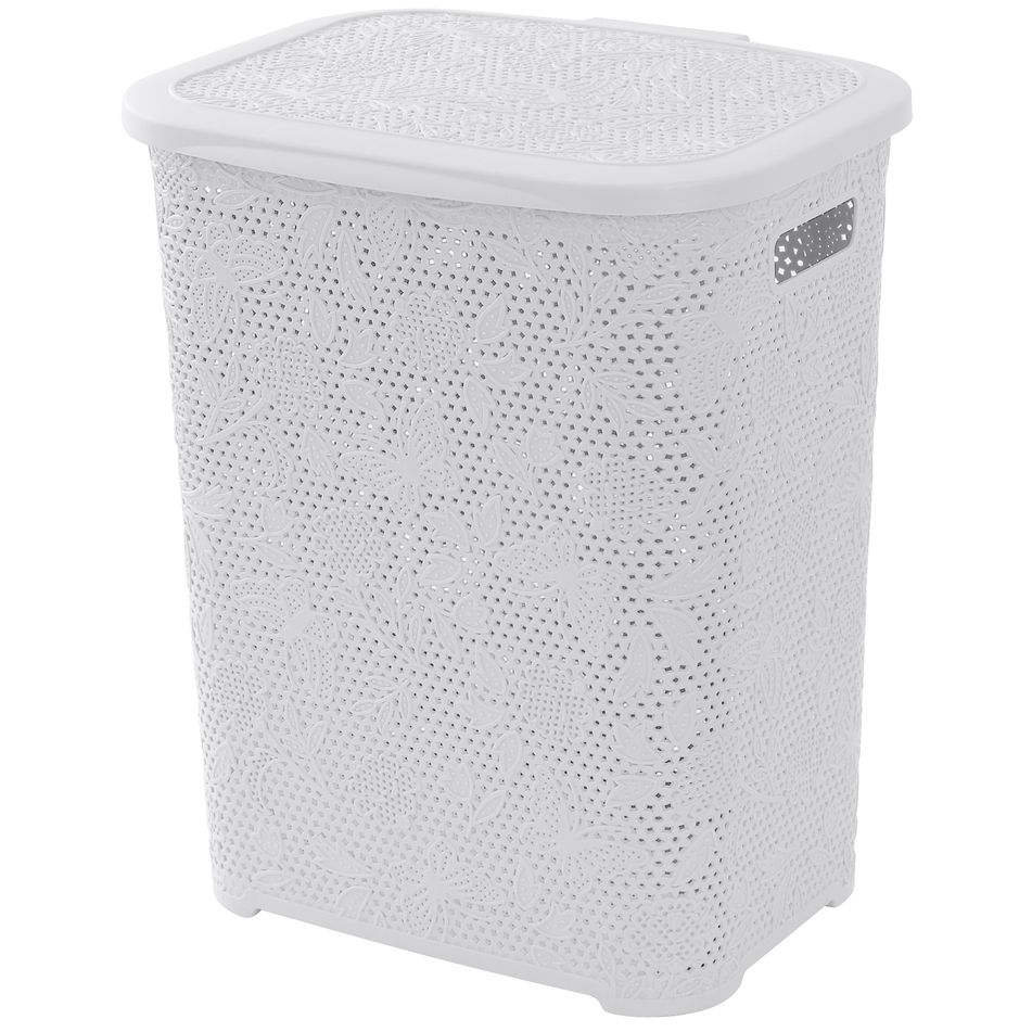 portabiancheria-plastica-flower-50l-bianco