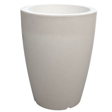 VASO HYDRA ALTO D.30XH40CM BIANCO.