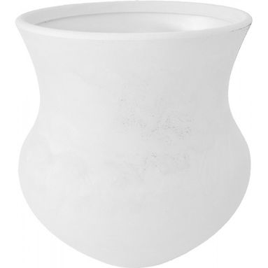 VASO ANFORA MONASTIR D.44XH50CM BIANCO PERLA