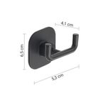 appendiabiti-doppio-teide-7xh6cm-nero-matt