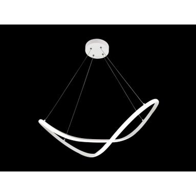 LAMPADARIO LED FOREVER 45W 30X70.5XH120CM BIANCA