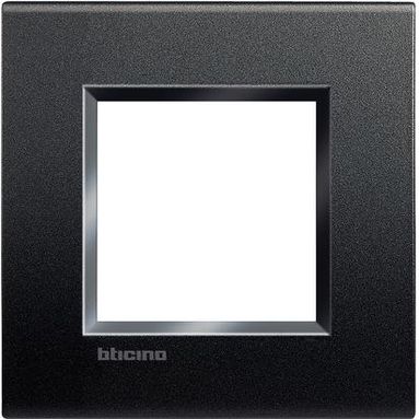 PLACCA LIVING LIGHT 2 POSTI ANTRACITE