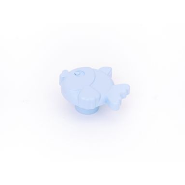 POMOLO PESCE PLASTICA AZZURRO