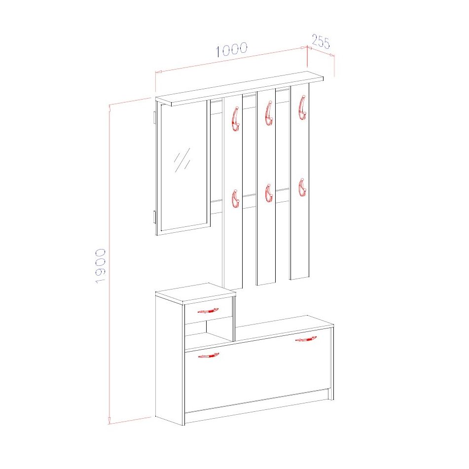 ingresso-ken-vera-100x26xh190cm-cemento-slash-bianco