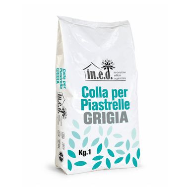 COLLA PER PIASTRELLE 1KG GRIGIA