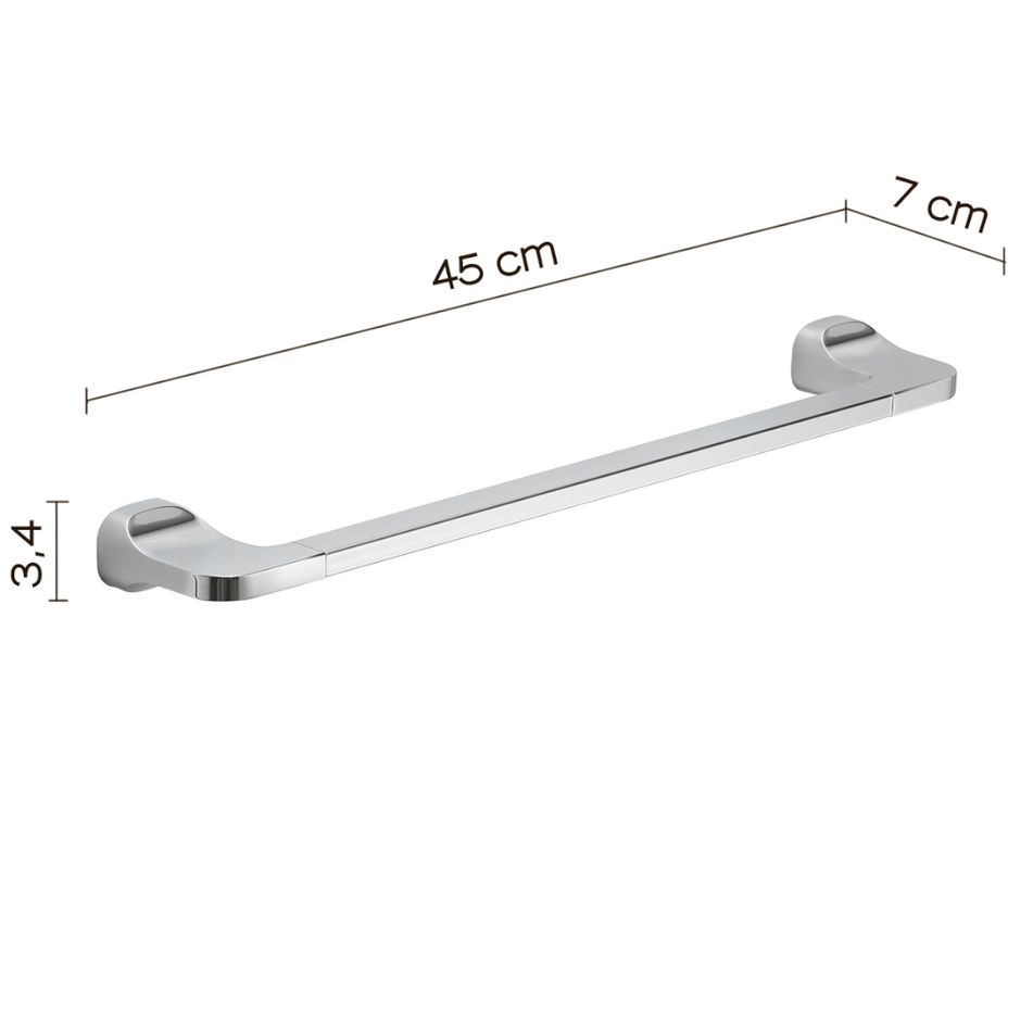 portasalviette-stelvio-45cm-cromato