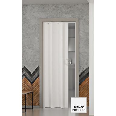 PORTA A SOFFIETTO MONICA 83XH214CM BIANCO PASTELLO