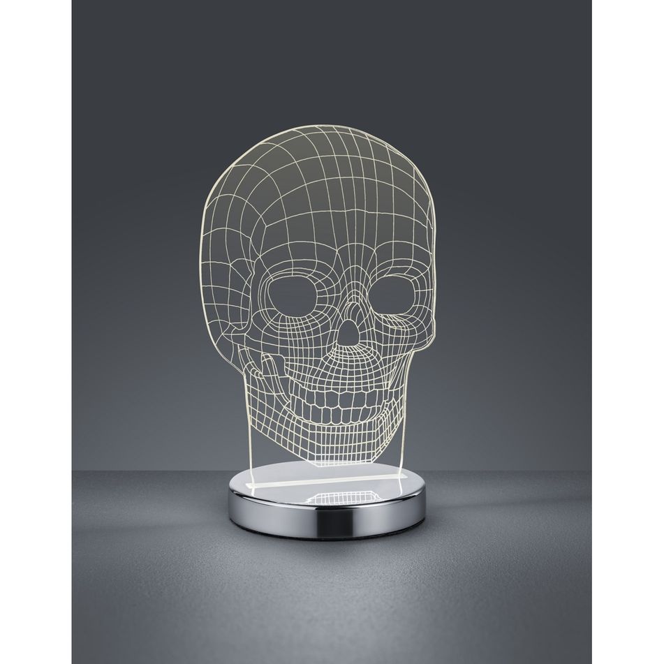 lampada-led-da-tavolo-skull-7w-h22cm-cromo