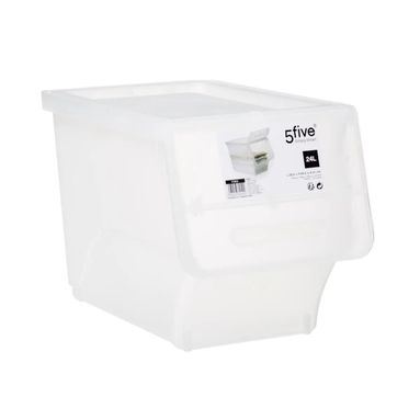 CONTENITORE MULTIUSO 24L 29X46XH31CM TRASPARENTE C