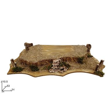 BASE IN LEGNO 84X53XH10,5CM PER CAPANNA
