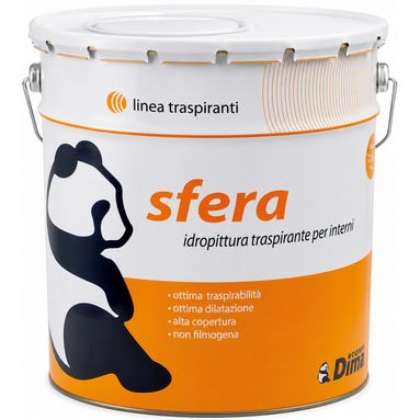 IDROPITTURA TRASPIRANTE SFERA 14L ANTIMUFFA BIANCA