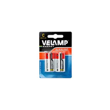 SET 2 PILE ALCALINE MEZZA TORCIA LR14 C 1,5V.