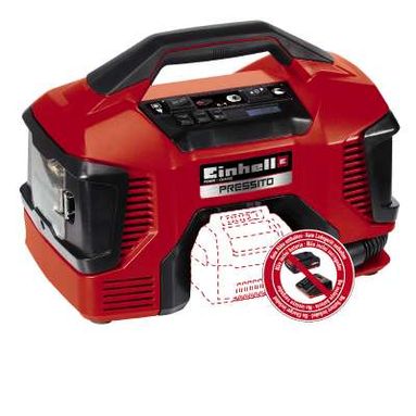 Einhell COMPRESSORE IBRIDO CORRENTE / BATTERIA PRESSITO 11