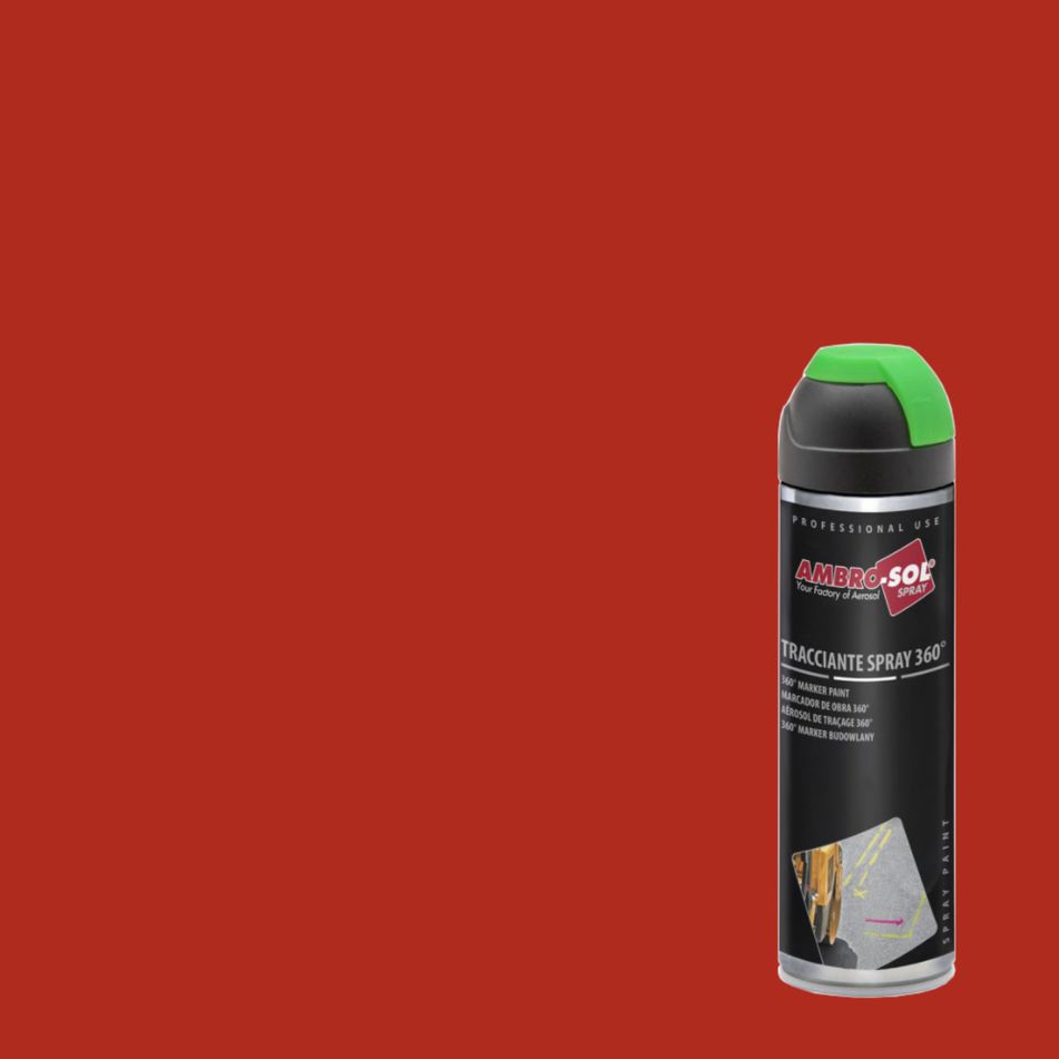 Spray di marcatura rosso fluorescente Maurer 500 ml
